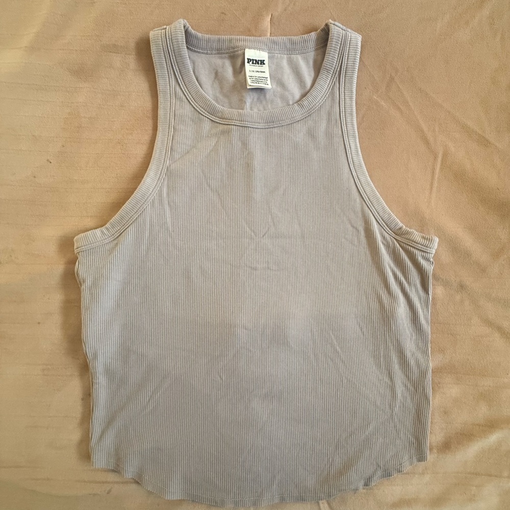 PINK MULTI RIB TANK TOP